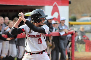 Softball v. Limestone #RaiseTheRed match @ Crusader Field